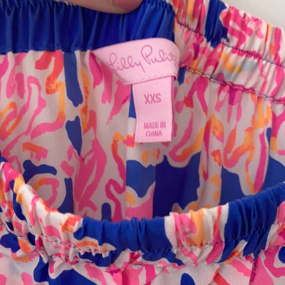 Lilly Pulitzer Sanilla Silk Dress Off The Shoulder - Picture 6 of 6